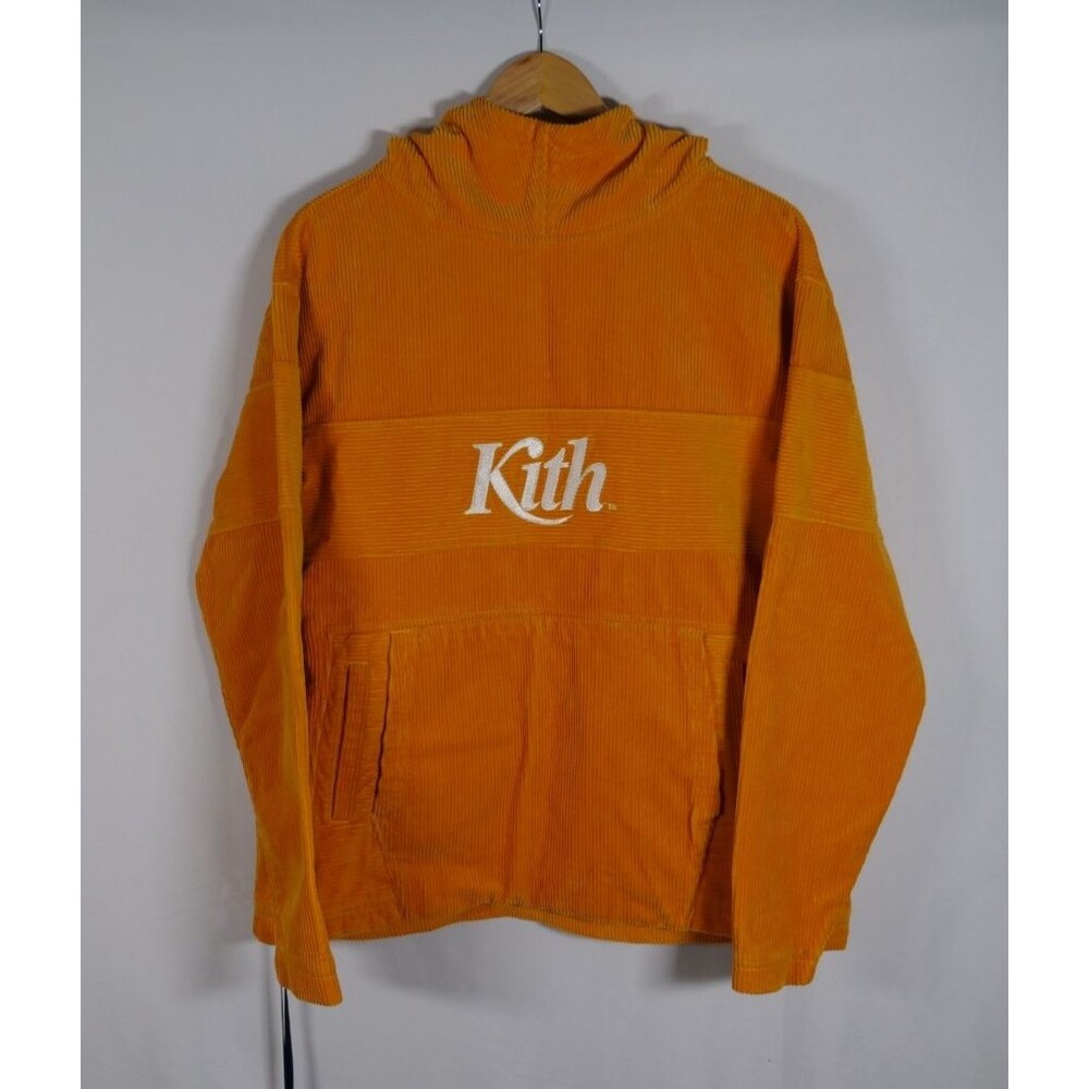 Kith Corduroy Double Pocket Hoodie | Golden Yellow
